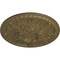 Ekena Millwork Tristan Ceiling Medallion (Fits Canopies up to 5 1/2"), Hand-Painted Mississippi Mud, 26"OD x 3"P CM26TNMMF - alternate 3